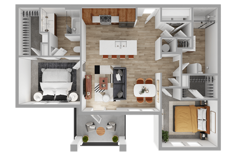 2 bed 2 bath B at The Waverly at Winter Haven Apartments, Winter Haven, 33884